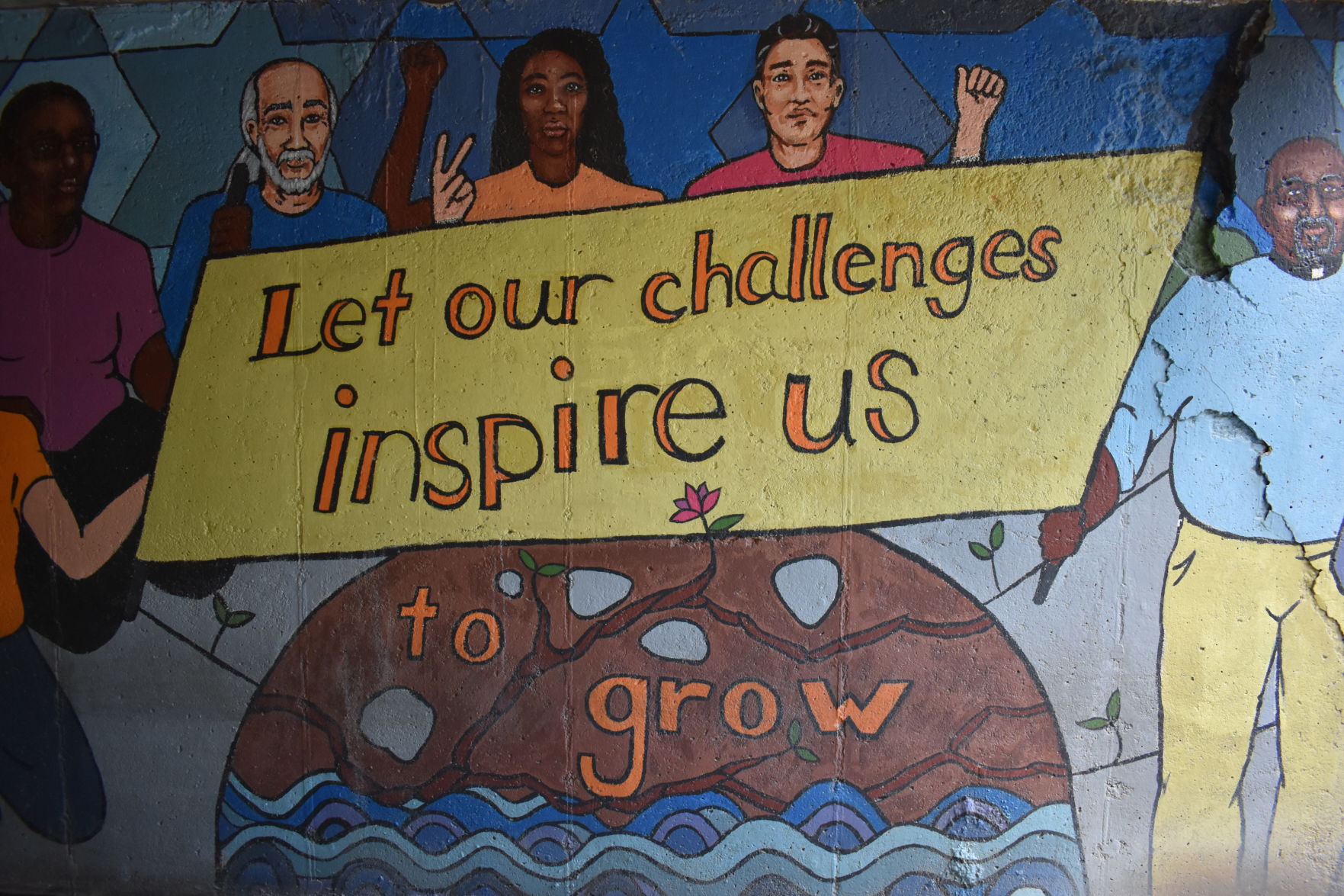 Mural at Flat Branch Park